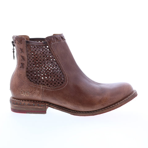 Bed Stu Baylene F321148 Womens Brown Leather Zipper Chukkas Boots