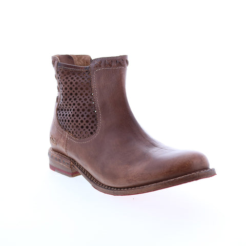 Bed Stu Baylene F321148 Womens Brown Leather Zipper Chukkas Boots