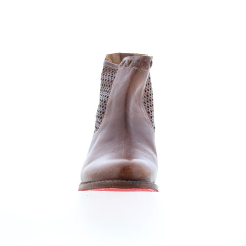 Bed Stu Baylene F321148 Womens Brown Leather Zipper Chukkas Boots