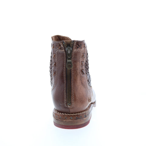 Bed Stu Baylene F321148 Womens Brown Leather Zipper Chukkas Boots
