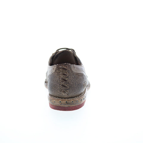 Bed Stu Plio F321149 Womens Brown Leather Oxfords & Lace Ups Casual Shoes