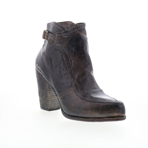 Bed Stu Isla F323000 Womens Brown Leather Zipper Ankle & Booties Boots