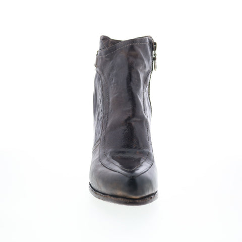 Bed Stu Isla F323000 Womens Brown Leather Zipper Ankle & Booties Boots