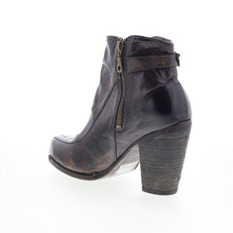 Bed Stu Isla F323000 Womens Brown Leather Zipper Ankle & Booties Boots