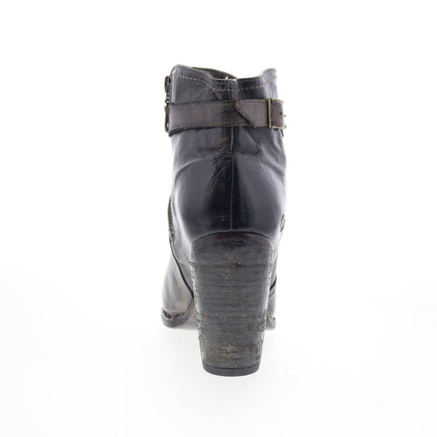 Bed Stu Isla F323000 Womens Brown Leather Zipper Ankle & Booties Boots