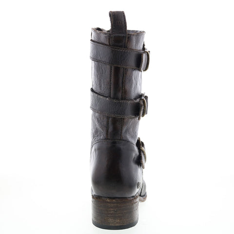 Bed Stu Blanchett F328003 Womens Brown Leather Zipper Casual Dress Boots