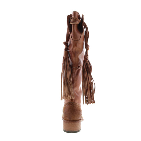 Bed Stu Eloise F328007 Womens Brown Leather Zipper Knee High Boots