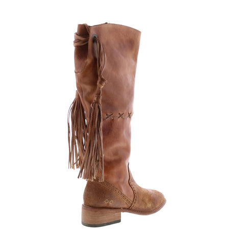 Bed Stu Eloise F328007 Womens Brown Leather Zipper Knee High Boots