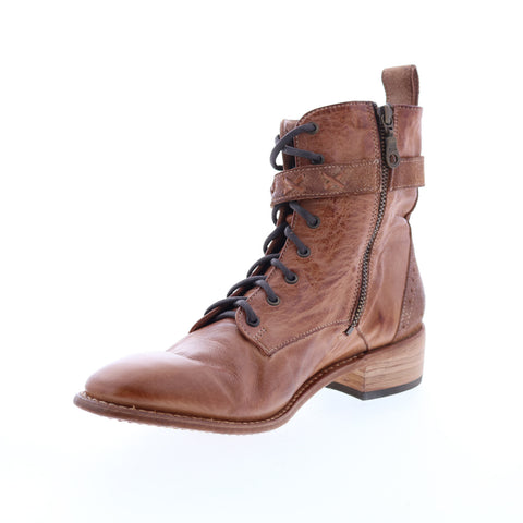 Bed Stu Era F328009 Womens Brown Leather Lace Up Casual Dress Boots