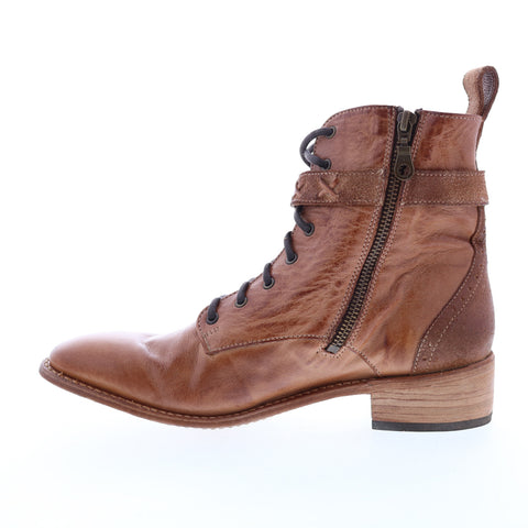 Bed Stu Era F328009 Womens Brown Leather Lace Up Casual Dress Boots