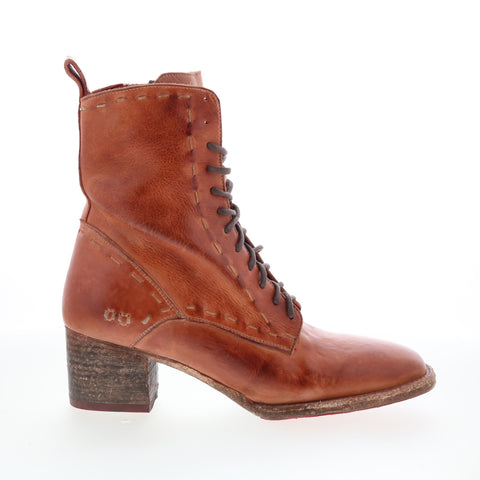 Bed Stu Gracie F328023 Womens Brown Leather Lace Up Ankle & Booties Boots