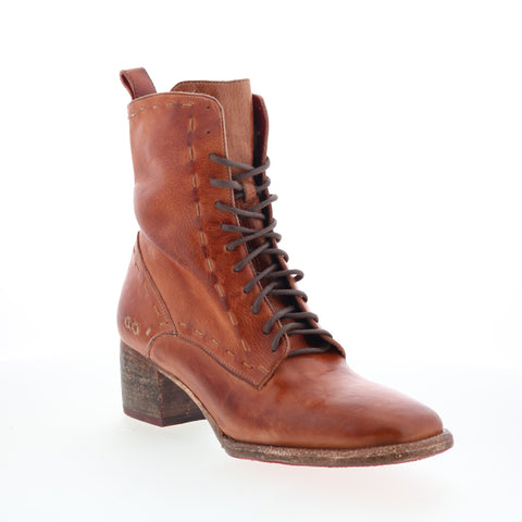 Bed Stu Gracie F328023 Womens Brown Leather Lace Up Ankle & Booties Boots