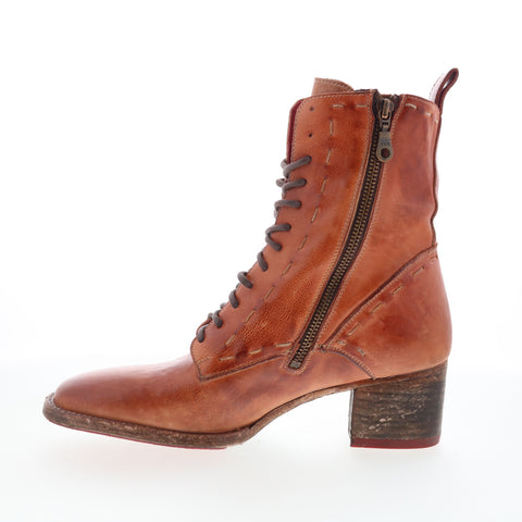 Bed Stu Gracie F328023 Womens Brown Leather Lace Up Ankle & Booties Boots
