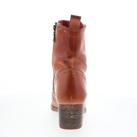 Bed Stu Gracie F328023 Womens Brown Leather Lace Up Ankle & Booties Boots