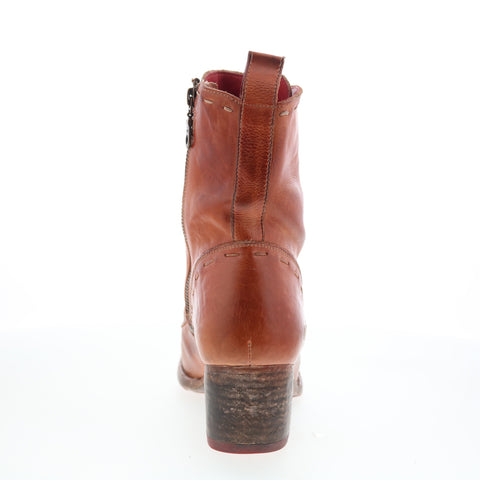 Bed Stu Gracie F328023 Womens Brown Leather Lace Up Ankle & Booties Boots
