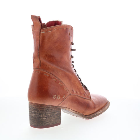 Bed Stu Gracie F328023 Womens Brown Leather Lace Up Ankle & Booties Boots