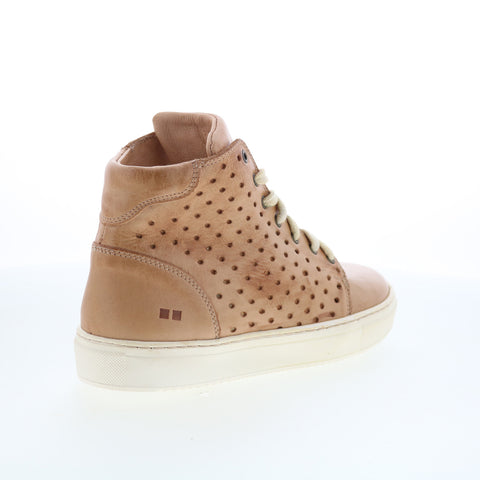 Bed Stu Lirica F328026 Womens Beige Leather Lace Up Lifestyle Sneakers Shoes