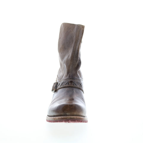 Bed Stu Shaela F331516 Womens Brown Leather Zipper Western Boots