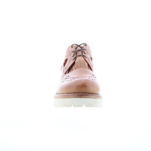 Bed Stu Anise F346036 Womens Brown Leather Loafer Flats Shoes