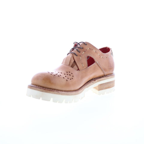 Bed Stu Anise F346036 Womens Brown Leather Loafer Flats Shoes