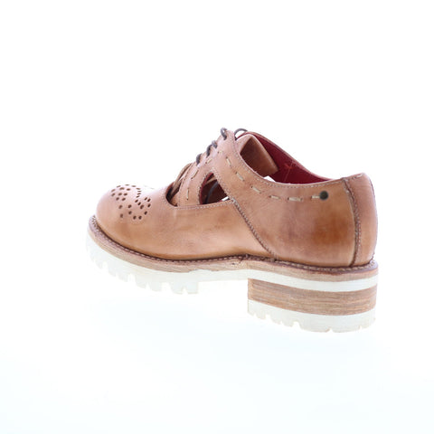 Bed Stu Anise F346036 Womens Brown Leather Loafer Flats Shoes