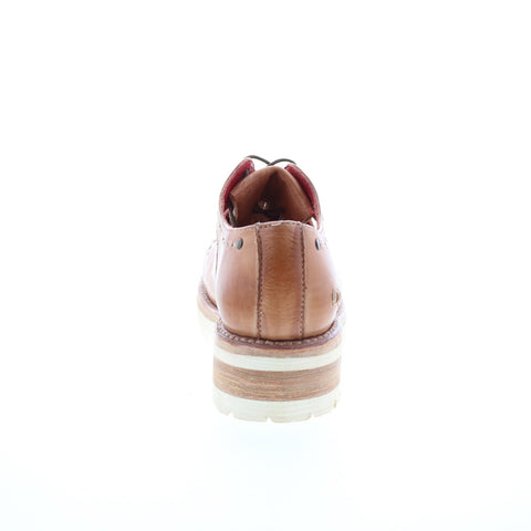 Bed Stu Anise F346036 Womens Brown Leather Loafer Flats Shoes