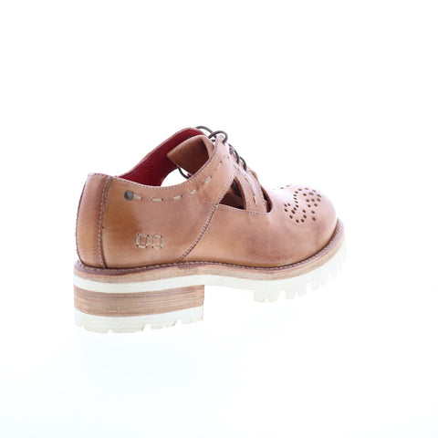 Bed Stu Anise F346036 Womens Brown Leather Loafer Flats Shoes