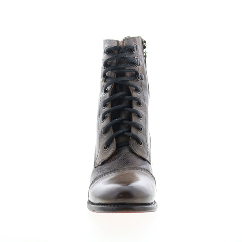 Bed Stu Judgement F385001 Womens Brown Leather Lace Up Casual Dress Boots