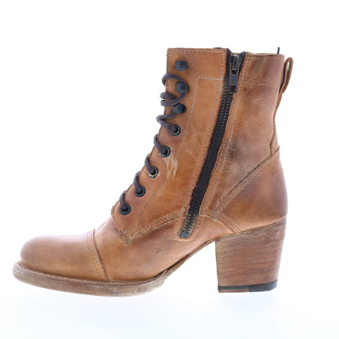 Bed Stu Judgement F385001 Womens Brown Leather Lace Up Casual Dress Boots
