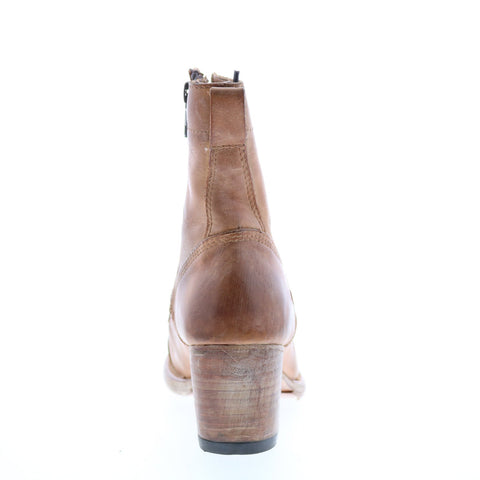Bed Stu Judgement F385001 Womens Brown Leather Lace Up Casual Dress Boots