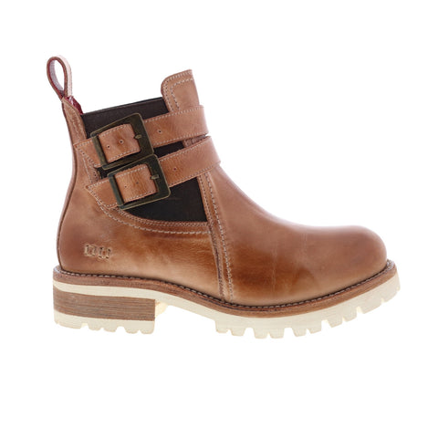 Bed Stu Ginger F393019 Womens Brown Leather Hook & Loop Casual Dress Boots