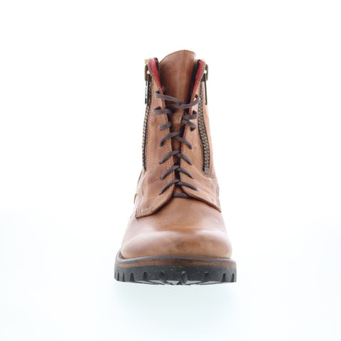 Bed Stu Tactic Trek F393029 Womens Brown Leather Lace Up Casual Dress Boots