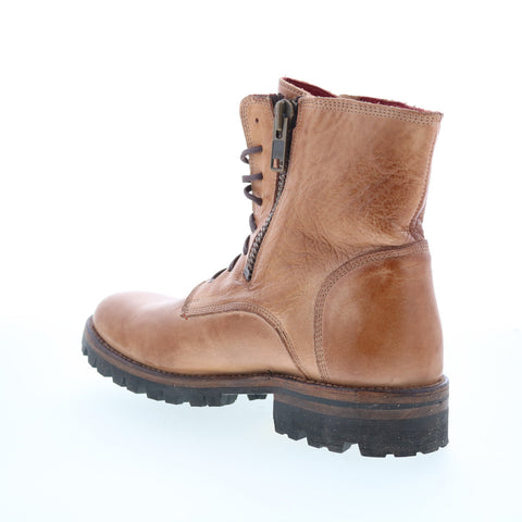 Bed Stu Tactic Trek F393029 Womens Brown Leather Lace Up Casual Dress Boots