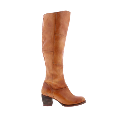 Bed Stu Kennice F393037 Womens Brown Leather Zipper Knee High Boots