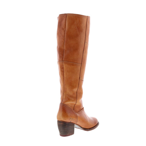 Bed Stu Kennice F393037 Womens Brown Leather Zipper Knee High Boots