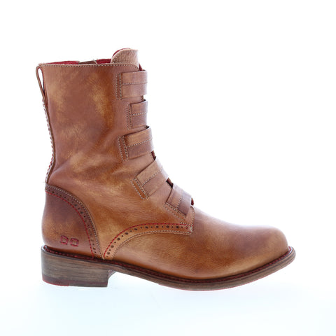 Bed Stu Catty F393039 Womens Brown Leather Zipper Casual Dress Boots