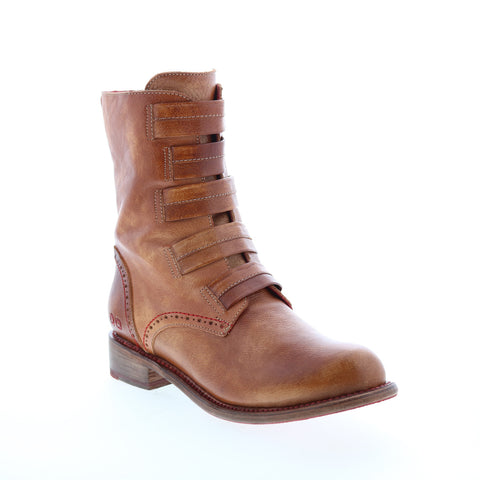 Bed Stu Catty F393039 Womens Brown Leather Zipper Casual Dress Boots