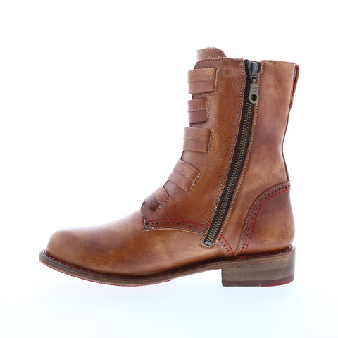 Bed Stu Catty F393039 Womens Brown Leather Zipper Casual Dress Boots