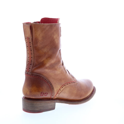 Bed Stu Catty F393039 Womens Brown Leather Zipper Casual Dress Boots