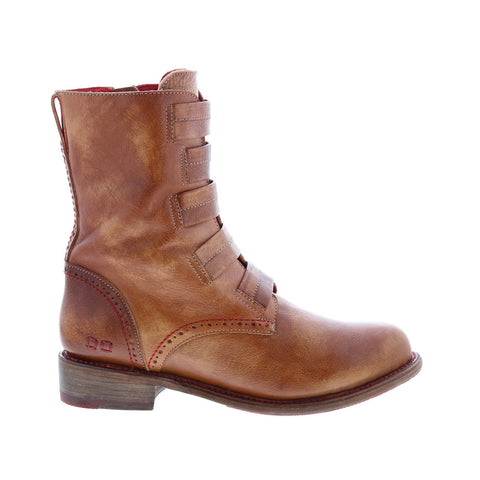 Bed Stu Catty F393039 Womens Brown Leather Zipper Casual Dress Boots