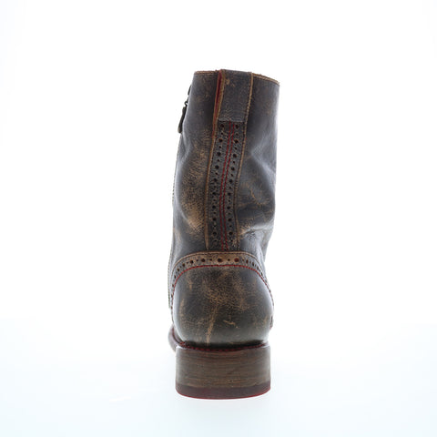 Bed Stu Catty F393039 Womens Brown Leather Zipper Casual Dress Boots