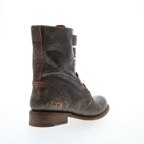Bed Stu Catty F393039 Womens Brown Leather Zipper Casual Dress Boots