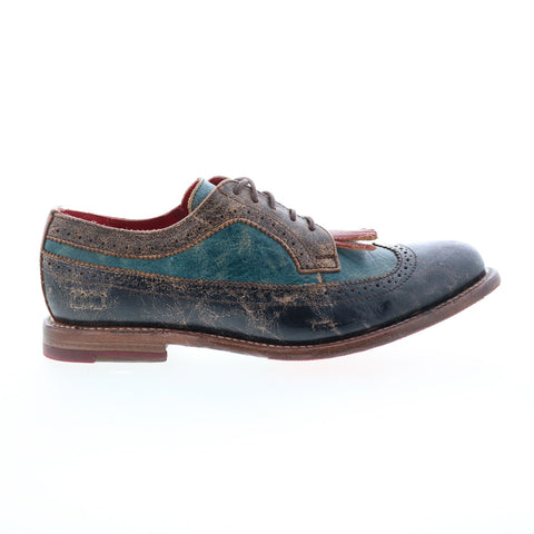 Bed Stu Lita K F395505 Womens Black Leather Oxfords & Lace Ups Casual Shoes