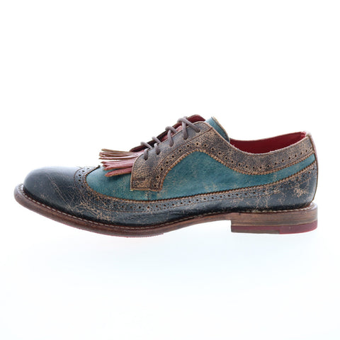 Bed Stu Lita K F395505 Womens Black Leather Oxfords & Lace Ups Casual Shoes