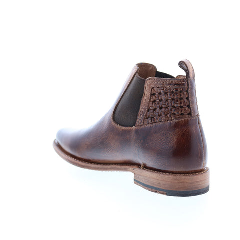 Bed Stu Rove F397005 Womens Brown Leather Slip On Chelsea Boots
