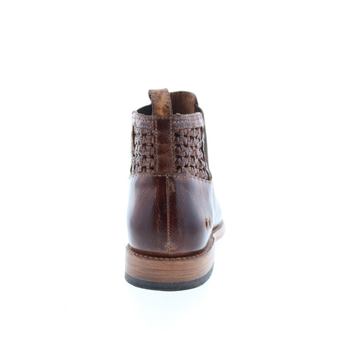 Bed Stu Rove F397005 Womens Brown Leather Slip On Chelsea Boots