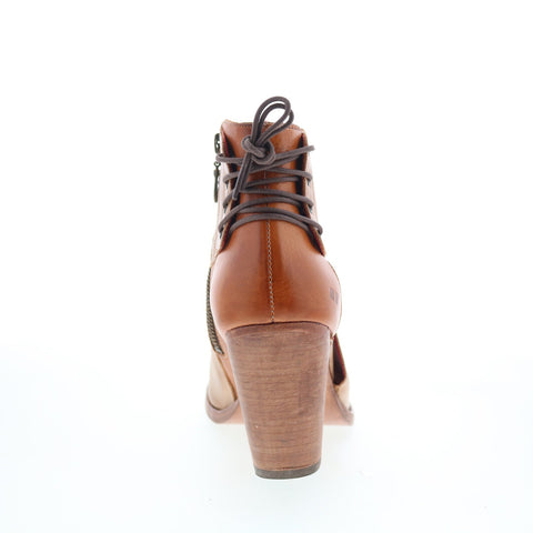 Bed Stu Angelique F399023 Womens Brown Leather Lace Up Ankle & Booties Boots