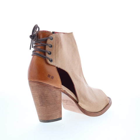 Bed Stu Angelique F399023 Womens Brown Leather Lace Up Ankle & Booties Boots