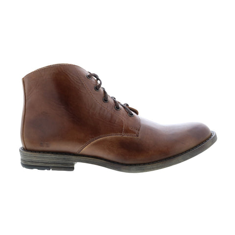 Bed Stu Hoover F414002 Mens Brown Leather Lace Up Casual Dress Boots