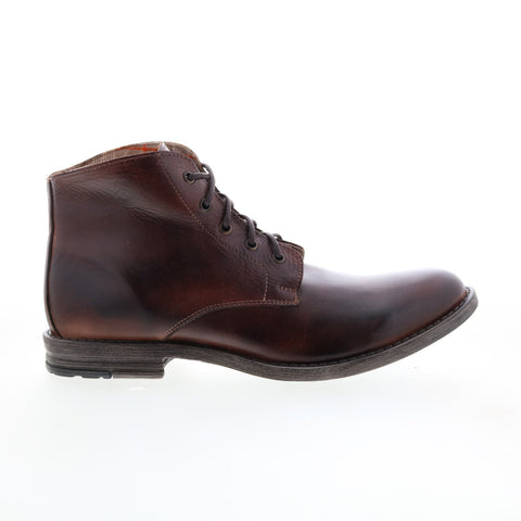 Bed Stu Hoover F414002 Mens Brown Leather Lace Up Casual Dress Boots